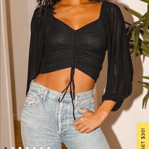 Lulu’s Completely Charmed Ruched Top